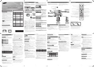 Mode d’emploi Samsung PS43E400U1R Téléviseur plasma