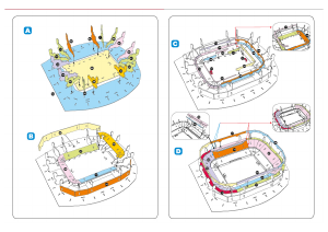 Hướng dẫn sử dụng Nanostad Allianz Arena (Bayern Munchen) Câu đố 3D