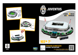 كتيب أحجية ثلاثية الأبعاد 3D Juventus Stadium (Juventus) Nanostad