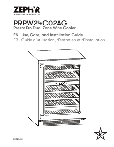 Manual Zephyr PRPW24C02AG Wine Cabinet