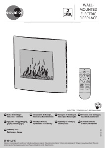 Manual Equation EF431LV-E Electric Fireplace