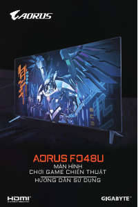 Hướng dẫn sử dụng Gigabyte FO48U Aorus Màn hình LED