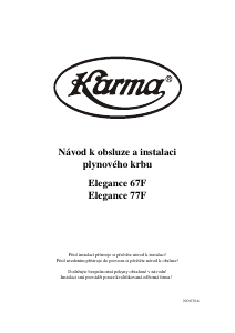 Manuál Karma Elegance 77F Elektrický krb