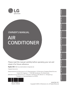 Manual LG ARNH30GK1A4 Air Conditioner