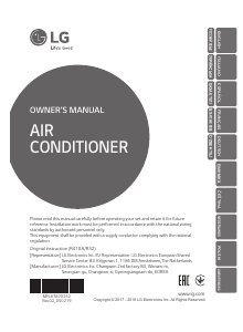 Manual LG ARNU76GB8Z4 Air Conditioner