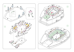 Priručnik Nanostad Veltins Arena (Schalke 04) 3D puzzle