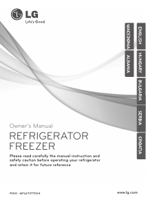 Manual LG GT5247AVEW Fridge-Freezer