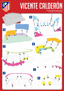 كتيب أحجية ثلاثية الأبعاد 3D Vicente Calderon (Atletico Madrid) Nanostad