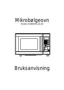 Bruksanvisning MPM WD800ESL20-2III Mikrobølgeovn