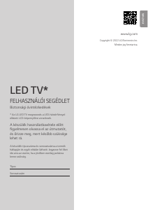 Használati útmutató LG 70UQ81003LB LED-es televízió