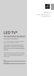 Használati útmutató LG 50UQ90003LA LED-es televízió