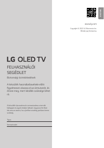 Használati útmutató LG OLED65C21LA OLED-televízió