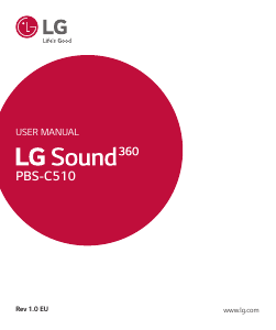 Bedienungsanleitung LG PBS-C510 Lautsprecher