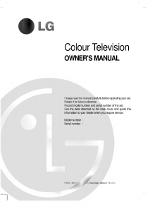 Manual LG RE-21CC20MX Television