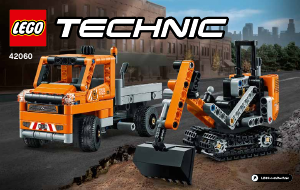 Mode d’emploi Lego set 42060 Technic L'équipe de réparation routière