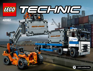 Manual Lego set 42062 Technic Depósito de contentores