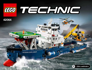Manual de uso Lego set 42064 Technic Explorador oceánico