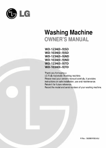 Manual LG WD-12342TD Washing Machine