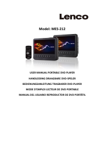 Manual Lenco MES-212 DVD Player