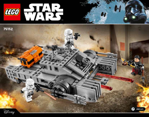 Manual Lego set 75152 Star Wars Imperial assault hovertank