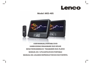 Manual Lenco MES-405 DVD Player