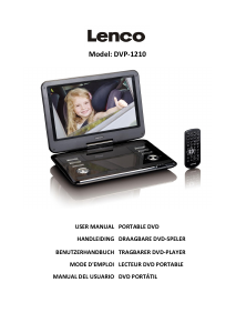 Manual de uso Lenco DVP-1210 Reproductor DVD