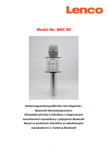 Bedienungsanleitung Lenco BMC-80 Karaokeanlage