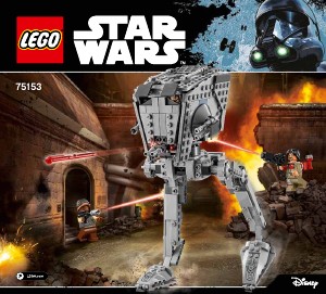 Manual de uso Lego set 75153 Star Wars AT-ST walker