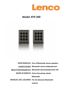 Manual Lenco BTP-200BK Speaker