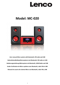 Handleiding Lenco MC-020 Tags Stereoset