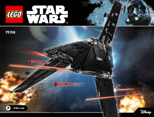 Handleiding Lego set 75156 Star Wars Krennics Imperial shuttle