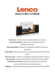 Manuale Lenco LS-500BK Giradischi