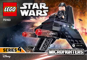 Manual Lego set 75163 Star Wars Krennics Imperial shuttle microfighter