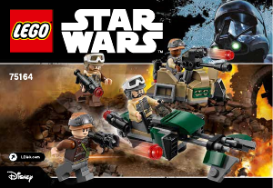 Manual Lego set 75164 Star Wars Pack de batalha troopers rebeldes