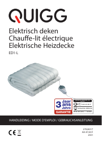 Mode d’emploi Quigg ED1-L Couverture électrique