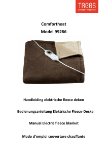 Bedienungsanleitung Trebs 99286 Comfortheat Elektrische heizdecke