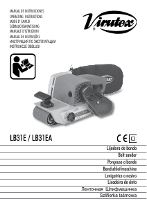 Manual Virutex LB31EA Lixadeira de rolos