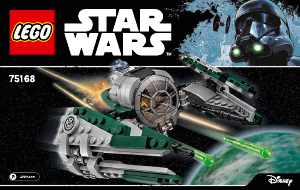 Manual Lego set 75168 Star Wars Starfighter Jedi de Yoda