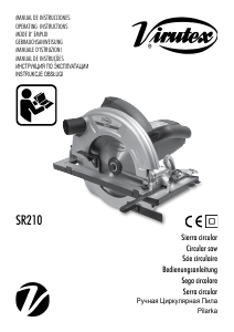 Manual de uso Virutex SR210 Sierra circular
