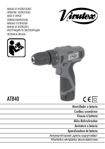 Instrukcja Virutex ATB40 Wiertarko-wkrętarka