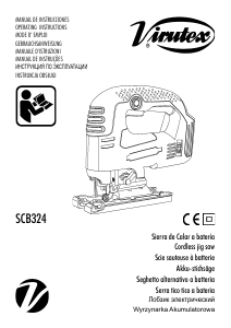 Instrukcja Virutex SCB324 Wyrzynarka