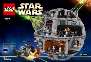 Manual Lego set 75159 Star Wars Death Star