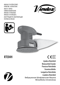 Manual Virutex RTE84H Random Orbital Sander