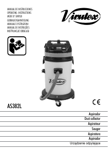 Manual Virutex AS382L Vacuum Cleaner