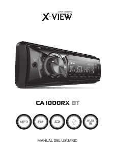 Manual de uso X-View CA1000RX BT Radio para coche