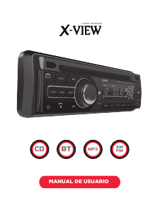Manual de uso X-View CA3100 BT Radio para coche