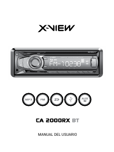 Manual de uso X-View CA2000RX BT Radio para coche