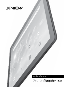 Manual de uso X-View Proton Tungsten Pro Tablet