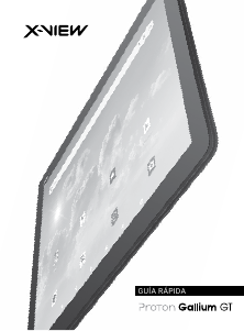 Manual de uso X-View Proton Gallium GT Tablet
