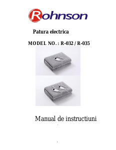 Manual Rohnson R-032 Patura electrica
